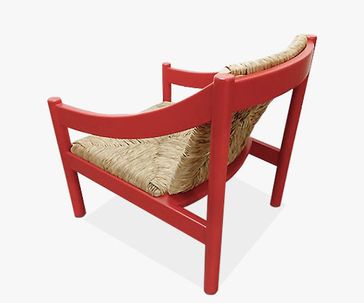 Carimate Lounge chair red